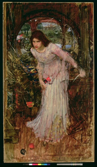 La dama di Shalott, c.1894 da John William Waterhouse