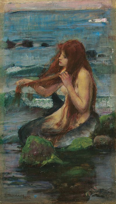 La sirena, 1892 da John William Waterhouse