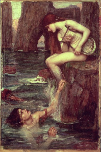 La sirena da John William Waterhouse