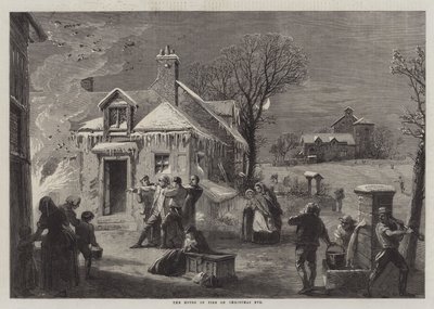 La casa in fiamme alla vigilia di Natale da John Williamson