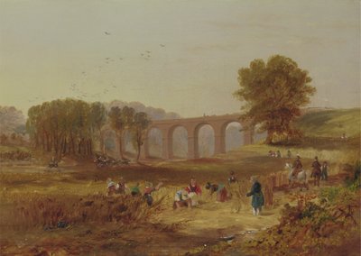 Viadotto di Corby, la ferrovia Newcastle e Carlisle da John Wilson Carmichael
