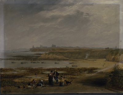 Cullercoats guardando verso Tynemouth - Bassa marea da John Wilson Carmichael