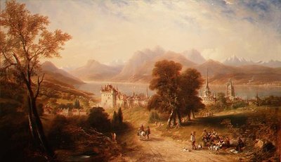 Lago di Lucerna da John Wilson Carmichael