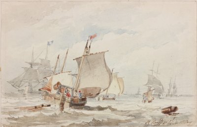 Al largo di Hartlepool da John Wilson Carmichael