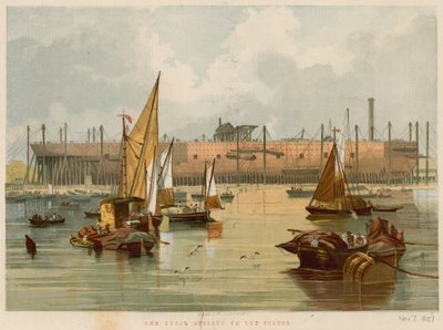 Il Great Eastern in costruzione da John Wilson Carmichael