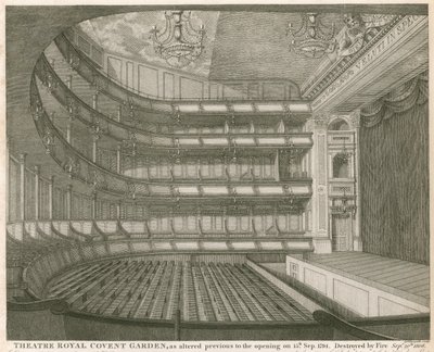 Teatro Reale, Covent Garden, Londra, modificato prima dell