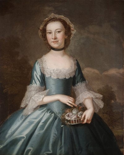 Ann Langdon, Mrs. Richard Ayscough, c.1755 da John Wollaston