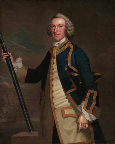 Ritratto di un ufficiale di marina, 174958 da John Wollaston