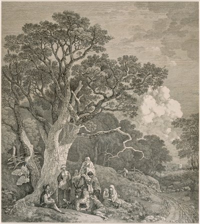 Zingari in un bosco, dopo Thomas Gainsborough da John Wood
