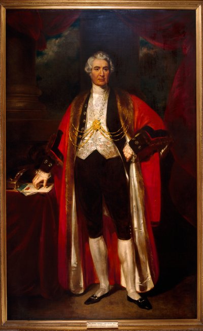 Sir George Carroll, sceriffo 1837-8 da John Wood