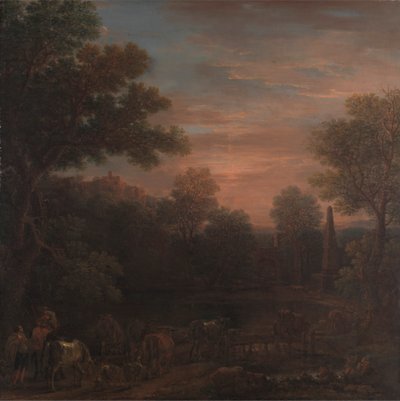 Paesaggio Classico: Sera da John Wootton