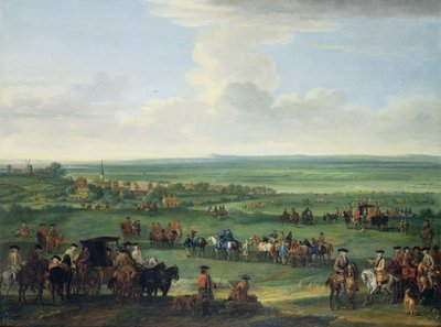 Giorgio I (1660-1727) a Newmarket, 4 o 5 ottobre 1717 da John Wootton