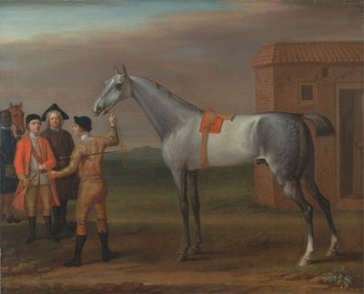 Lamprey, con il suo proprietario Sir William Morgan, a Newmarket da John Wootton