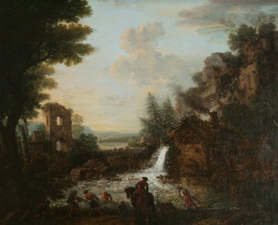 Paesaggio con Pescatori da John Wootton