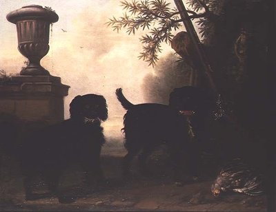 Due Cani in un Paesaggio da John Wootton