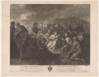 Predicazione di Giovanni Battista da John Wright