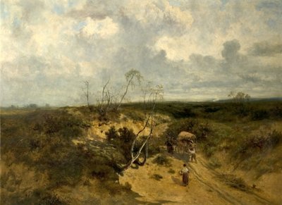 Un tratto sabbioso di strada, 1874 da John Wright Oakes