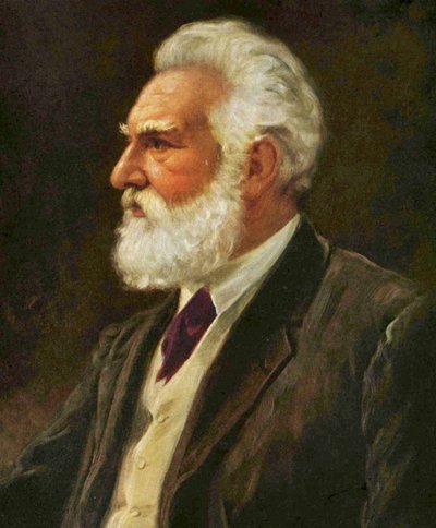 Ritratto di Alexander Graham Bell, c.1920 da John Wycliffe Lowes Forster