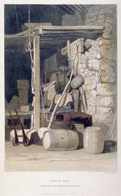 Fore Street, Città di Londra, 1851 da John Wykeham Archer