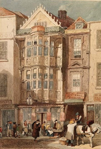Casa di Sir Paul Pindar, Bishopsgate da John Wykeham Archer