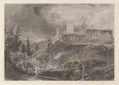 Castello e città di Richmondshire da John Wykeham Archer