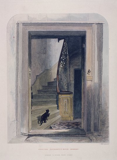 Southampton House, Chancery Lane, Londra, 1851 da John Wykeham Archer