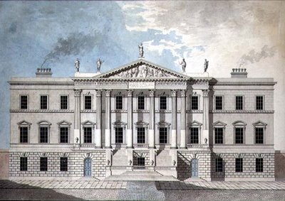Progetto per un palazzo cittadino neoclassico da John Yenn