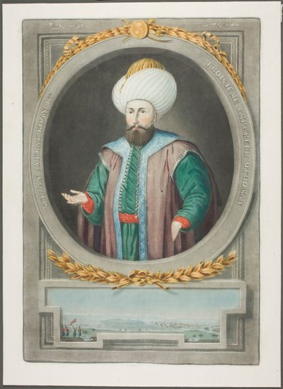 Amurat Kahn I, da Ritratti degli Imperatori della Turchia da John Young