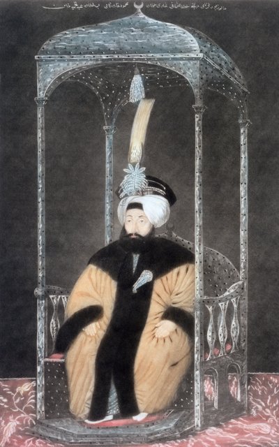 Mahmud II, Imperatore Ottomano, 1808 da John Young