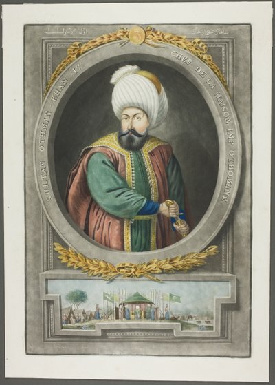 Othman Kahn I, dai Ritratti degli Imperatori della Turchia da John Young