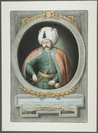 Selim Kahn I, da Ritratti degli imperatori della Turchia da John Young