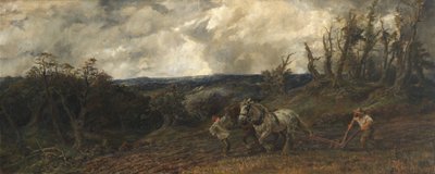 Aratura con tempo tempestoso, 1853 da John and studio Gilbert