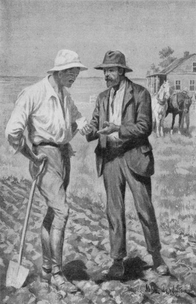 Il dottor Charles Saunders tiene in mano il primo grano Marquis da John de Walton