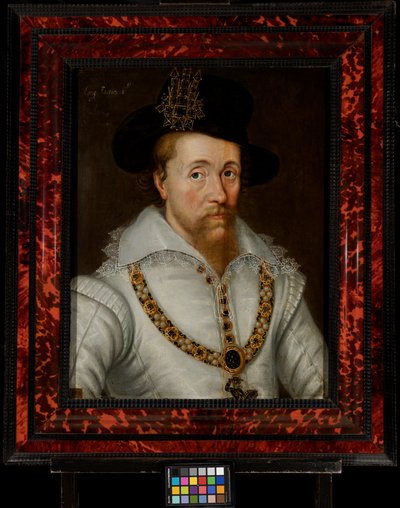 Giacomo I e VI (1556-1625) da John de the Elder (studio of) Critz