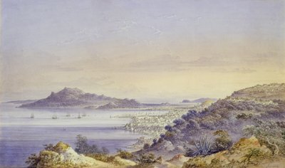La Città e il Porto di Zante da John or Giovanni Schranz