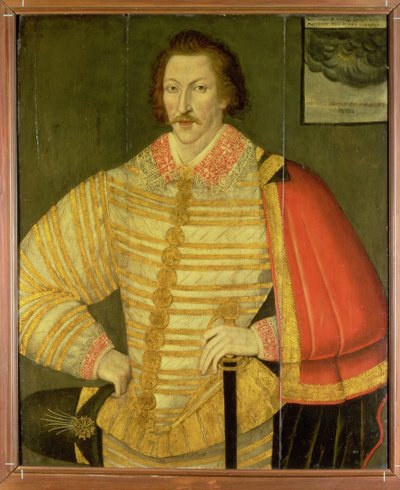 Ritratto di un gentiluomo, pensato per essere Thomas Cavendish da John the Younger Bettes