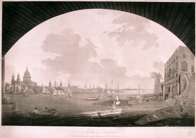 Città di Londra dal ponte di Blackfriars da John william Edy