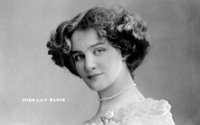 Lily Elsie 1886-1962, attrice inglese, inizio XX secolo da Johnston and Hoffman