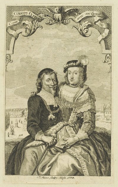 Doppio ritratto di Corfitz Ulfeldt e sua moglie Leonora Christina da Jonas Haas