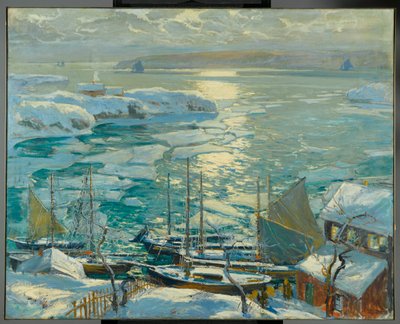 Le vecchie navi tornano a casa, 1920 da Jonas Lie