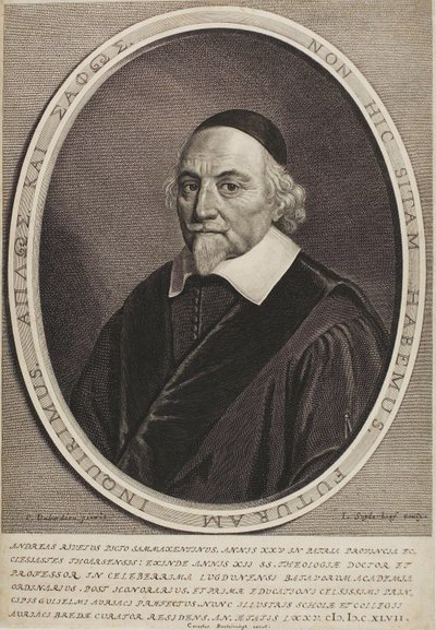 Ritratto di André Rivet da Jonas Suyderhoef