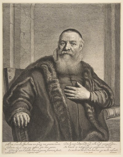 Ritratto di Eleazor Swalmius da Jonas Suyderhoef