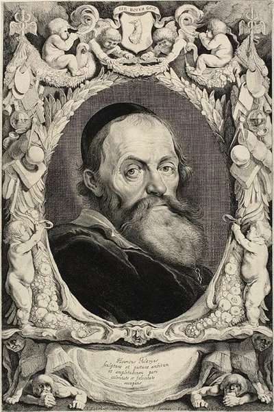 Ritratto di Hendrik Goltzius da Jonas Suyderhoef