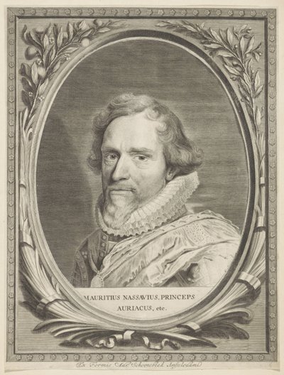 Ritratto di Maurizio, principe di Orange da Jonas Suyderhoef