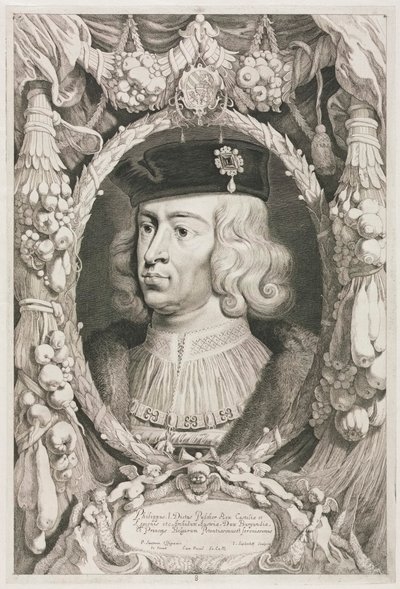 I Duchi di Borgogna: No. 8. Ritratto di Filippo I il Bello di Castiglia da Jonas Suyderhoef
