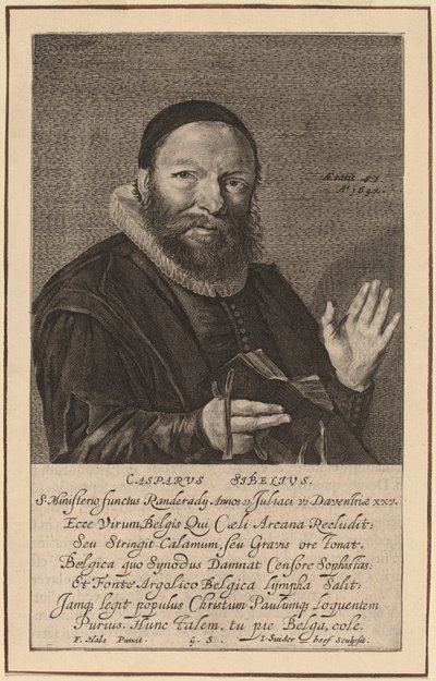 Caspar Sibelius da Jonas Suyderhoff after Frans Hals