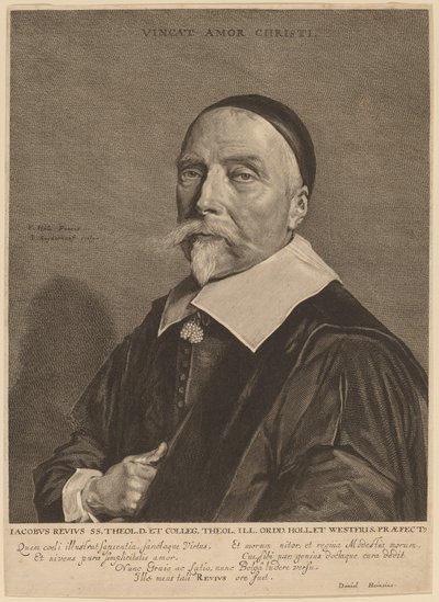 Jacob Revius da Jonas Suyderhoff after Frans Hals