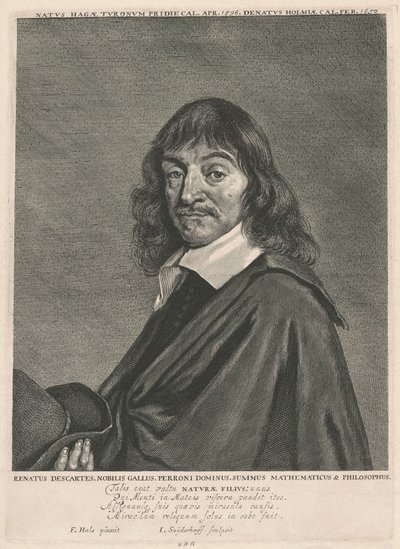 René Descartes da Jonas Suyderhoff, after Frans Hals