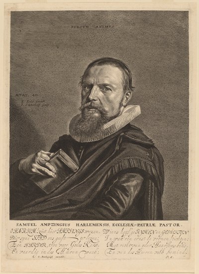 Samuel Ampzing da Jonas Suyderhoff after Frans Hals