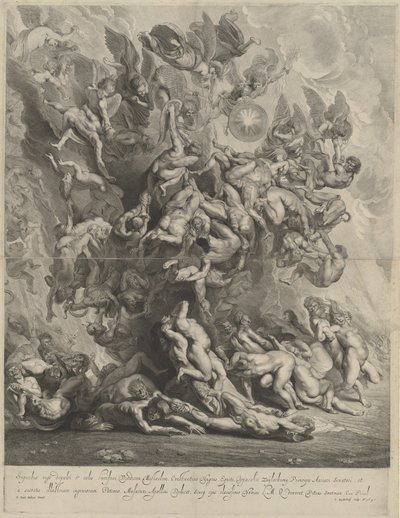 Caduta dei Dannati da Jonas Suyderhoff, after Sir Peter Paul Rubens